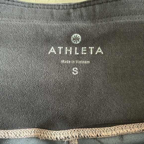 Athleta Crop Printed Athletic Leggings Size Small - Picture 11 of 12